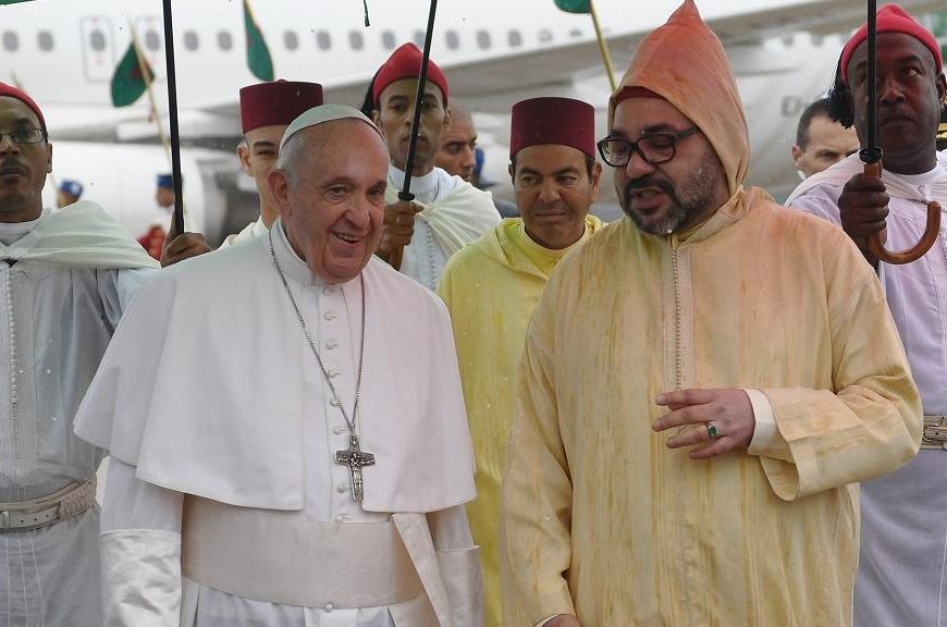 Discours du roi Mohammed VI à l’occasion de la visite du pape François au Maroc