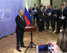 Japon : conférence de presse de Vladimir Poutine à l’issue du G20