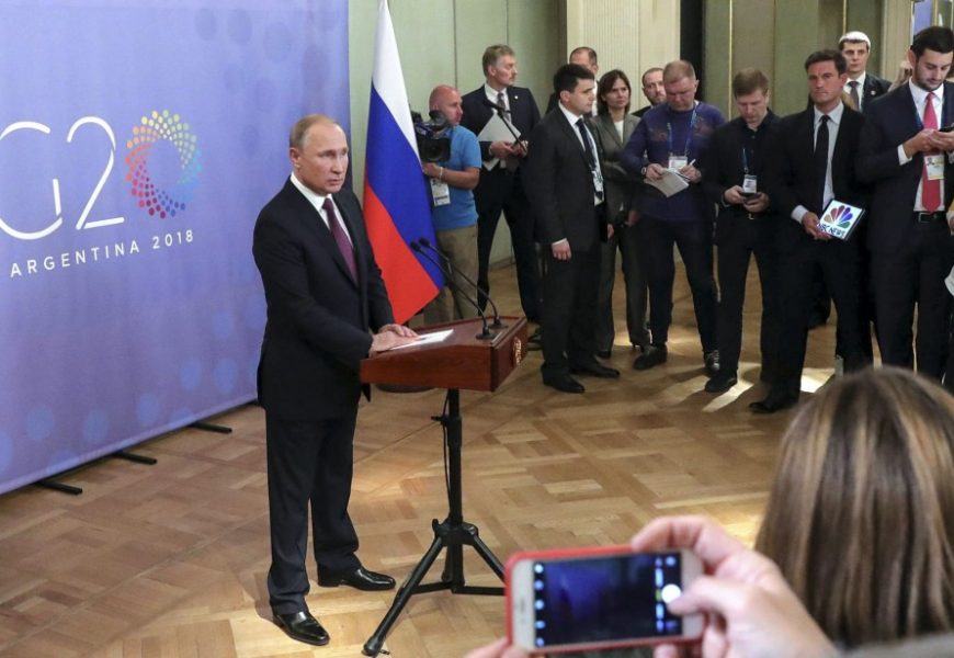 Japon : conférence de presse de Vladimir Poutine à l’issue du G20