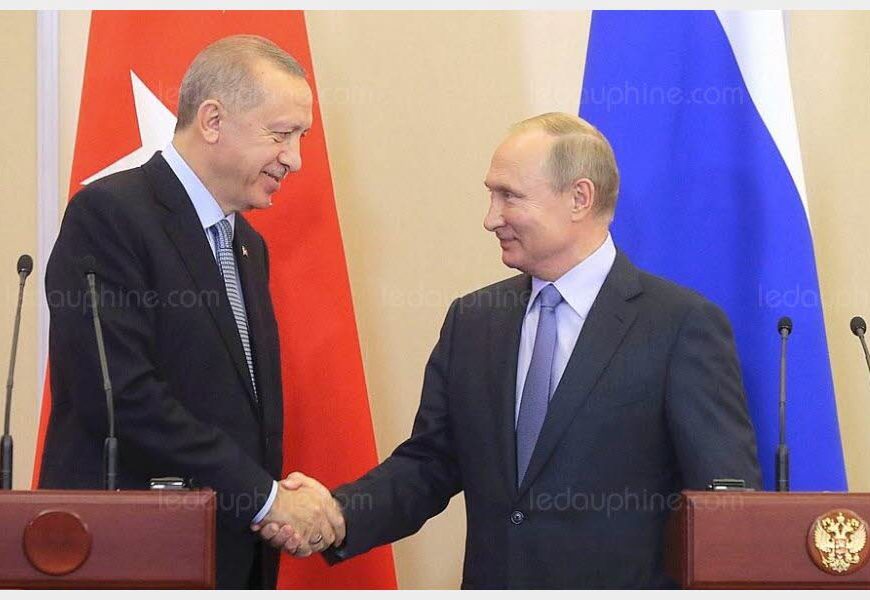Déclaration à la presse de Vladimir Poutine et Recep Tayyip Erdogan à Sotchi