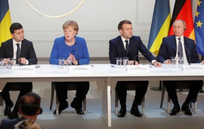 Sommet au «format Normandie» : les quatre dirigeants s’engagent à stabiliser l’est ukrainien