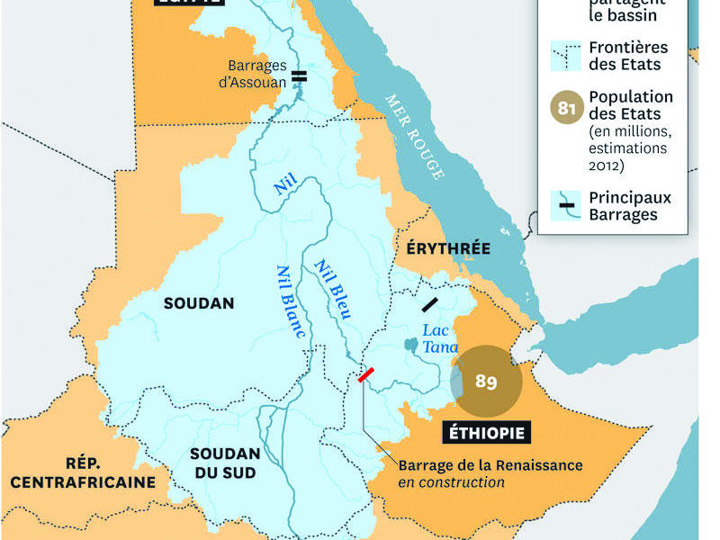 Gestion des eaux du Grand barrage de la Renaissance : La tension monte entre l’Égypte et l’Éthiopie