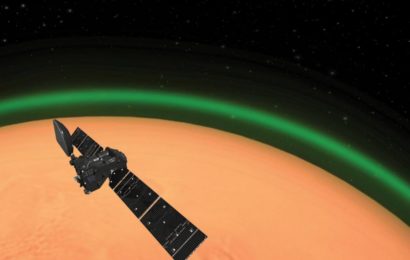 Une lueur verte repérée pour la première fois autour de Mars… et d’une autre planète que la Terre