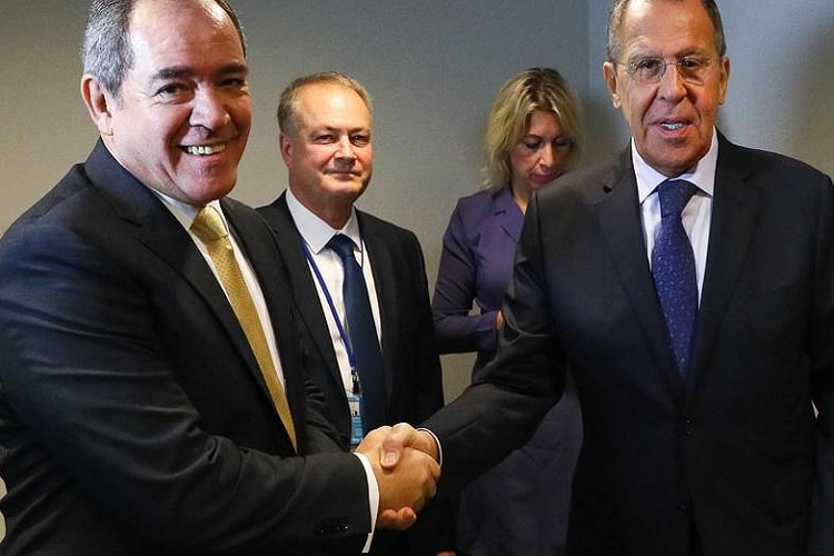 Moscou : conférence de presse de Sergueï Lavrov et de son homologue algérien Sabri Boukadoum