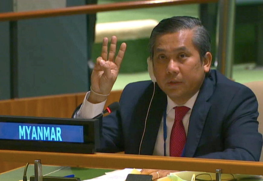 L’ambassadeur de Birmanie à l’ONU rompt spectaculairement avec la junte