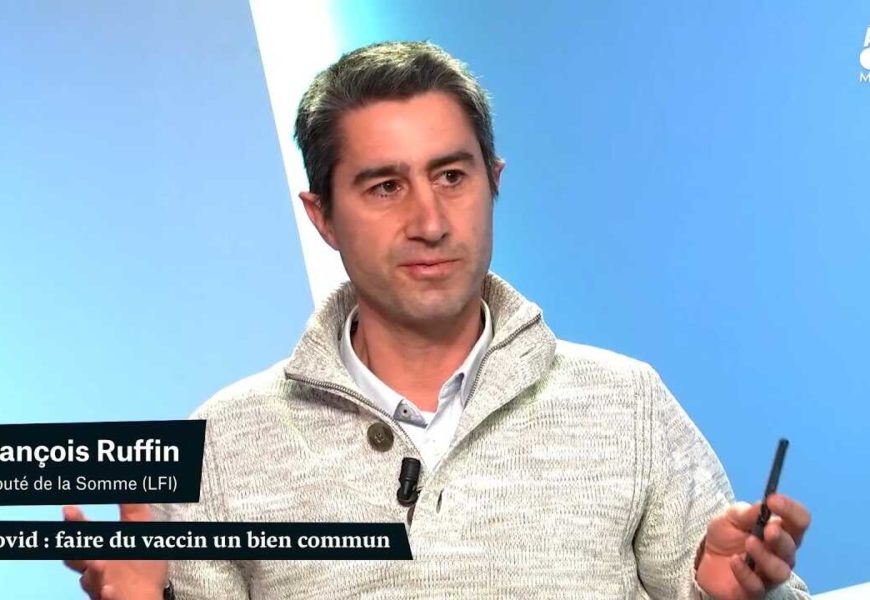 France / François Ruffin : « Si les labos ne veulent pas céder les brevets, on les prend ! »