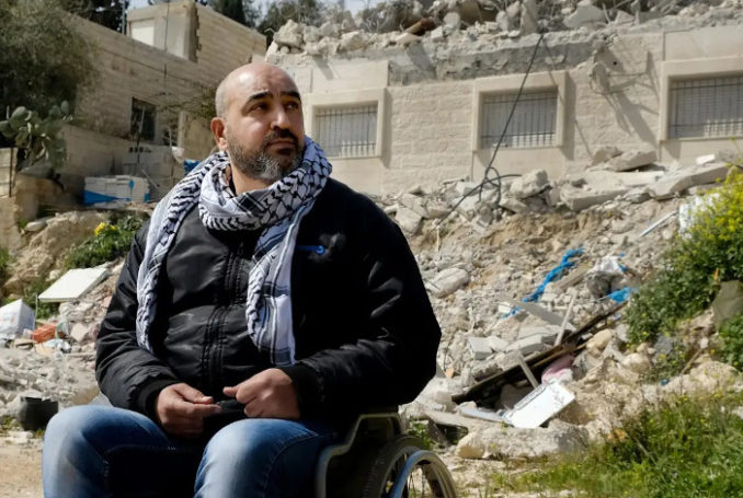 Pour la sixième fois, Israël rase la maison d’un Palestinien handicapé