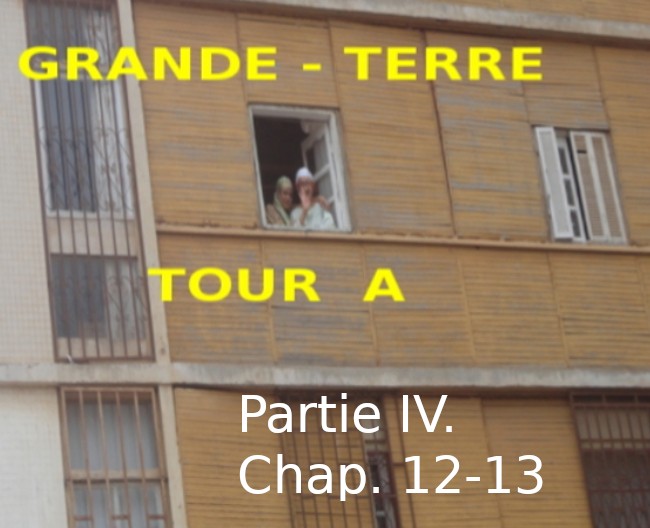 Roman : « GRANDE TERRE, TOUR A » de Kadour Naïmi – partie IV, chap. 12-13