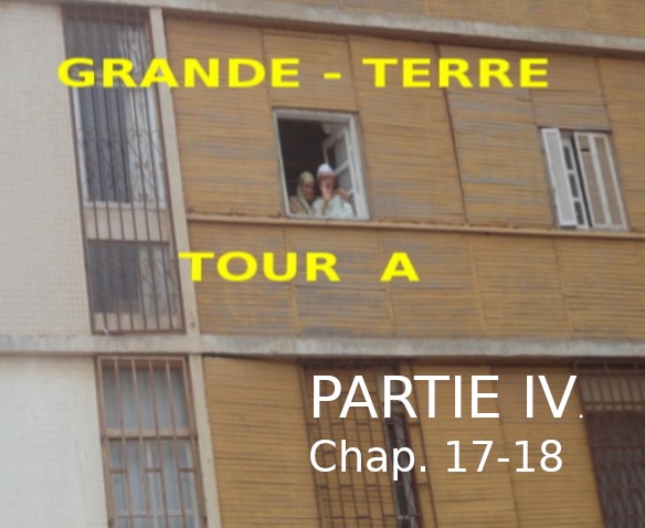 Roman : « GRANDE TERRE, TOUR A » de Kadour Naïmi – partie IV, chap. 17-18