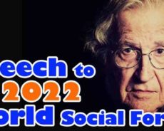 Noam Chomsky : « Un autre monde est encore possible ! »