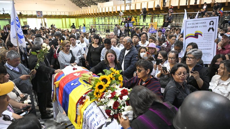 L’Equateur rend un dernier hommage au candidat Fernando Villavicencio, assassiné par balles