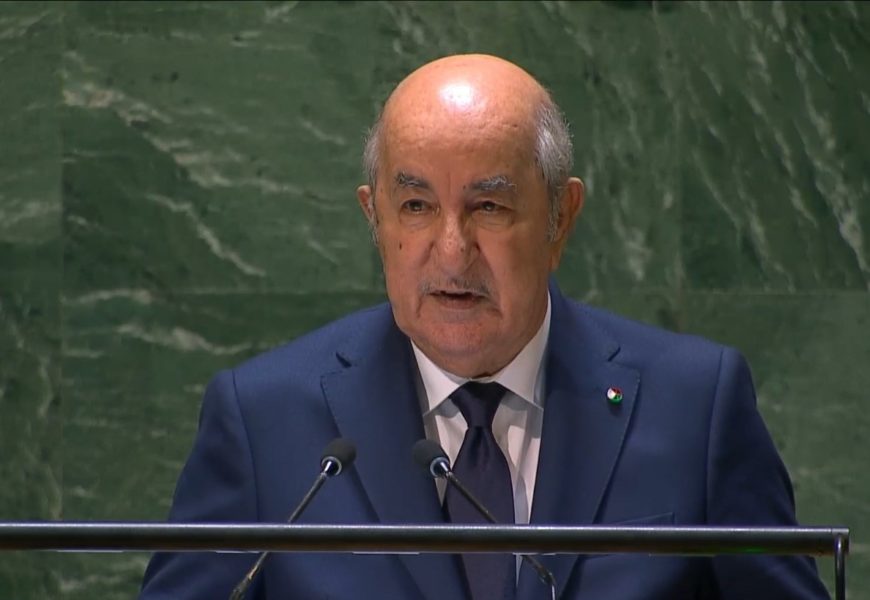 Le président Tebboune devant l’Assemblée générale de l’ONU : « L’Algerie ne renonce pas à défendre les causes justes »