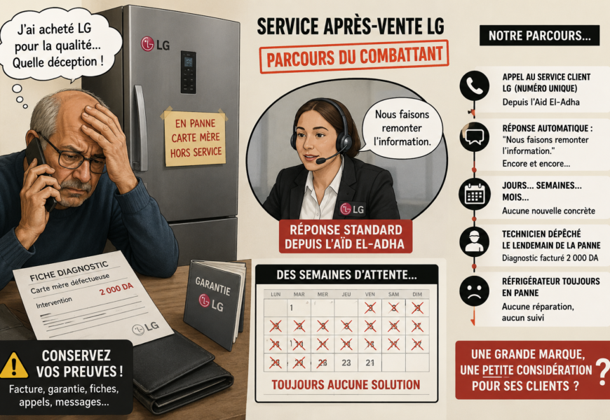 LG : des publicités cinq étoiles, un service après-vente une étoile ? LG : des publicités cinq étoiles, un service après-vente une étoile ?